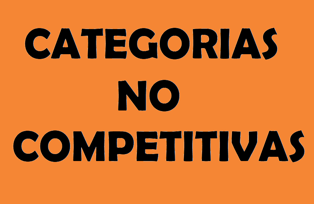 Categorías no competitivas